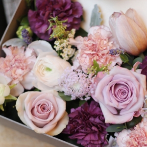 블룸블룸본점,[플라워박스] 로얄 퍼플 플라워박스 - Royal Purple Flower Box