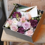 [플라워박스] 로얄 퍼플 플라워박스 - Royal Purple Flower Box