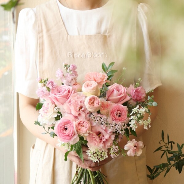 블룸블룸본점,[꽃다발]올 핑크 부케 - All Pink Bouquet